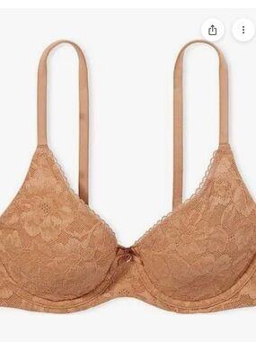 Victoria's Secret Lace unlined Underwire Bra - Tan